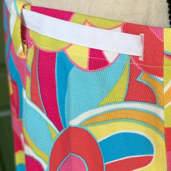 Abstract Floral Wrap Skirt by Willi Smith Size 10 - Picture 6 of 9